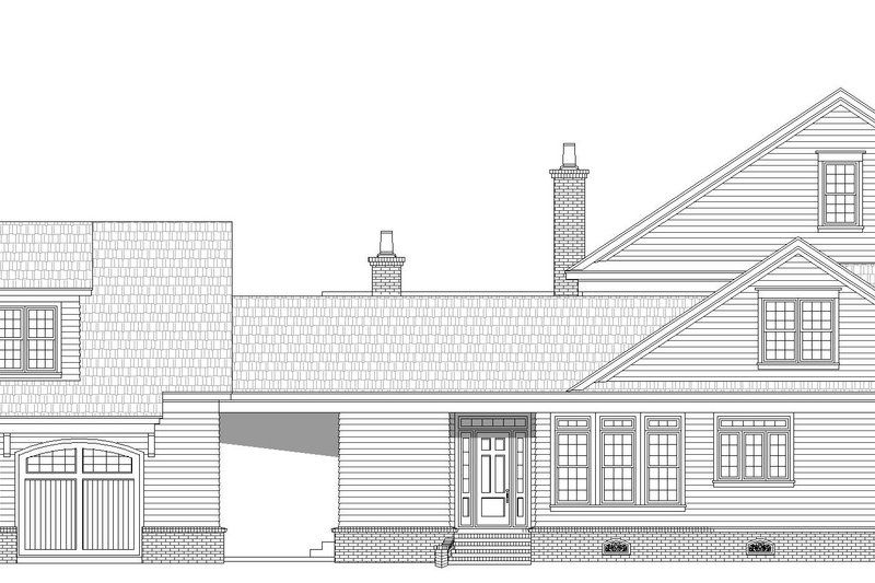 Architectural House Design - Exterior - Other Elevation for Traditional House Plan #932-449 - 6 bed, 5 bath