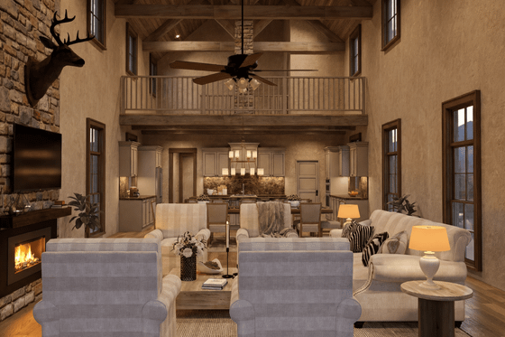 Interior - Dining Room 1 for Farmhouse House Plan #923-496 - 4 bed, 4.5 bath