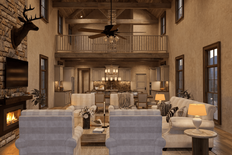 Home Plan - Interior - Dining Room 1 for Farmhouse House Plan #923-496 - 4 bed, 4.5 bath
