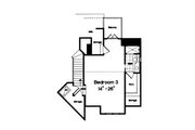 European Style House Plan - 3 Beds 3 Baths 2731 Sq/Ft Plan #417-321 