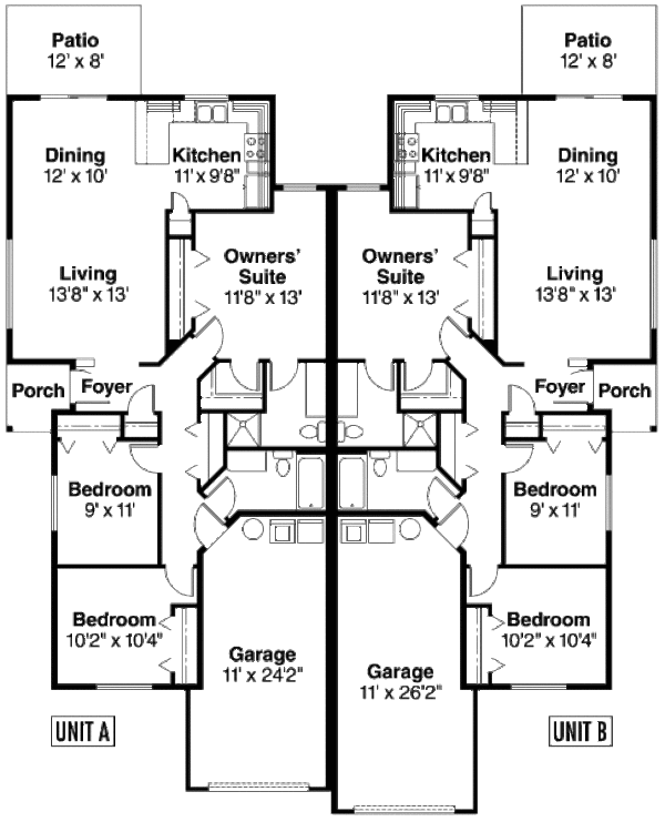 Home Plan - Traditional Floor Plan - Main Floor Plan #124-679
