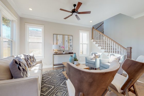 Interior - Family Room 1 for Farmhouse House Plan #1085-9 - 4 bed, 3 bath
