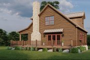 Country Style House Plan - 3 Beds 2.5 Baths 2221 Sq/Ft Plan #923-303 