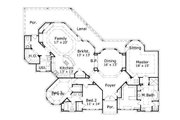 European Style House Plan - 3 Beds 2.5 Baths 2757 Sq/Ft Plan #411-652 