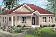 Traditional Style House Plan - 3 Beds 1 Baths 1039 Sq/Ft Plan #25-4127 