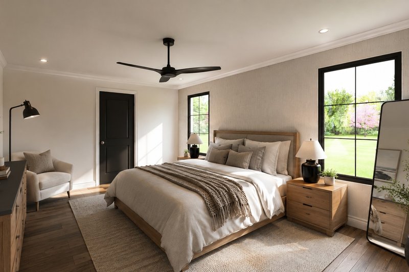 House Design - Interior - Master Bedroom for Farmhouse House Plan #1064-516 - 7 bed, 4 bath