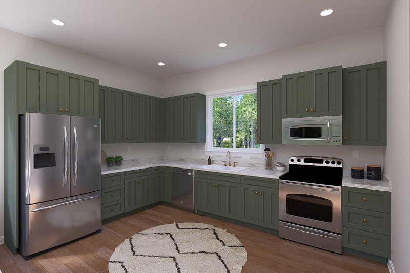 Home Plan - Interior - Kitchen for Farmhouse House Plan #1060-332, 1 bath