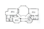 European Style House Plan - 4 Beds 3.5 Baths 2908 Sq/Ft Plan #67-418 