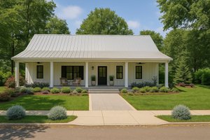 Farmhouse Exterior - Front Elevation Plan #44-263