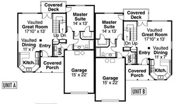Traditional Floor Plan - Main Floor Plan #124-809