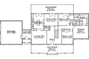 Country Style House Plan - 4 Beds 3 Baths 2994 Sq/Ft Plan #31-108 