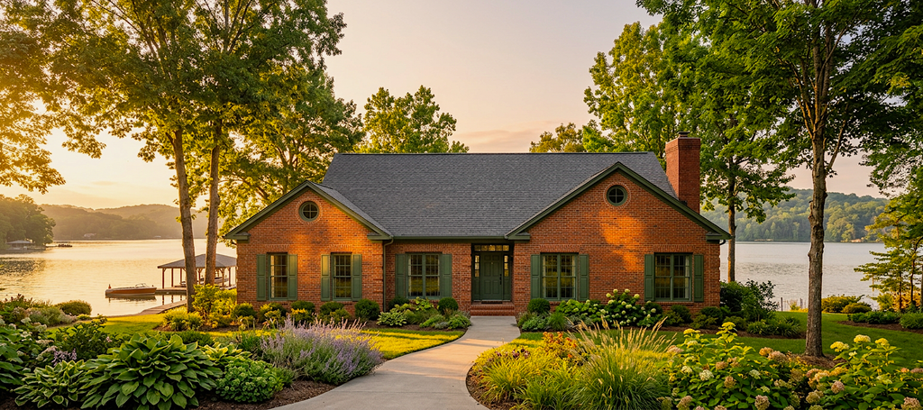 Exterior - Front Elevation 2 for Traditional House Plan #30-182 - 2 bed, 2.5 bath