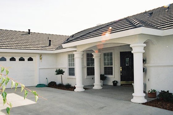 Exterior - Other Elevation for Mediterranean House Plan #437-9 - 3 bed, 2 bath