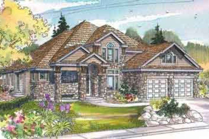 Dream House Plan - Traditional Exterior - Front Elevation Plan #124-486