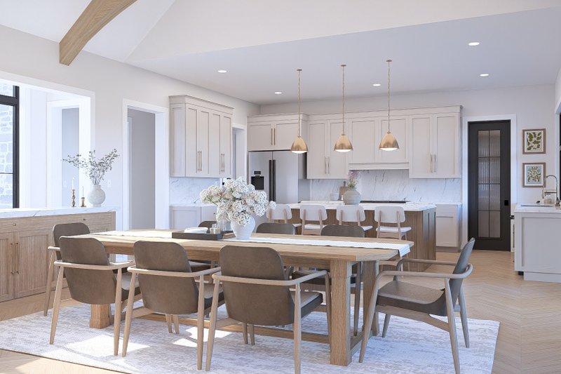 Architectural House Design - Interior - Dining Room for Cottage House Plan #455-797 - 3 bed, 3 bath