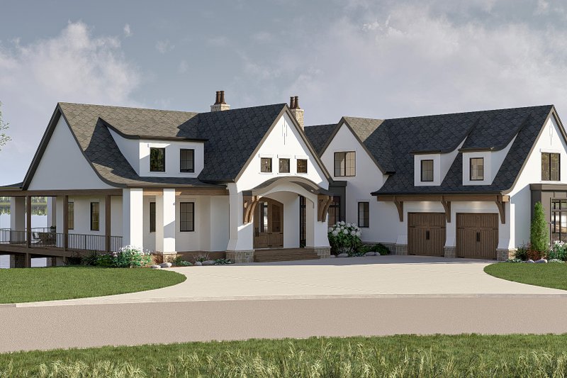 Dream House Plan - Exterior - Other Elevation 1 for European House Plan #455-361 - 1 bed, 1.5 bath