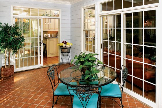 Exterior - Outdoor Living 1 for Country House Plan #929-9 - 4 bed, 3 bath