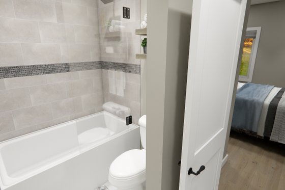 Interior - Bathroom 2 for Bungalow House Plan #51-1413 - 4 bed, 3.5 bath