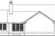 Southern Style House Plan - 3 Beds 2 Baths 1727 Sq/Ft Plan #406-206 