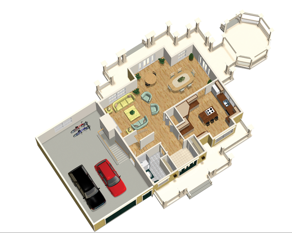 Country Floor Plan - Main Floor Plan #25-4686