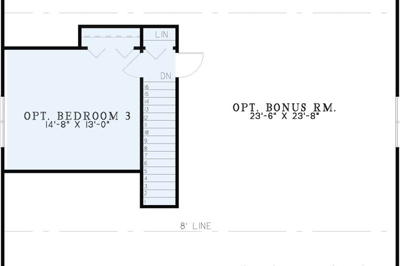 Home Plan - Exterior - Front Elevation 5 for Traditional House Plan #17-1016 - 3 bed, 2 bath