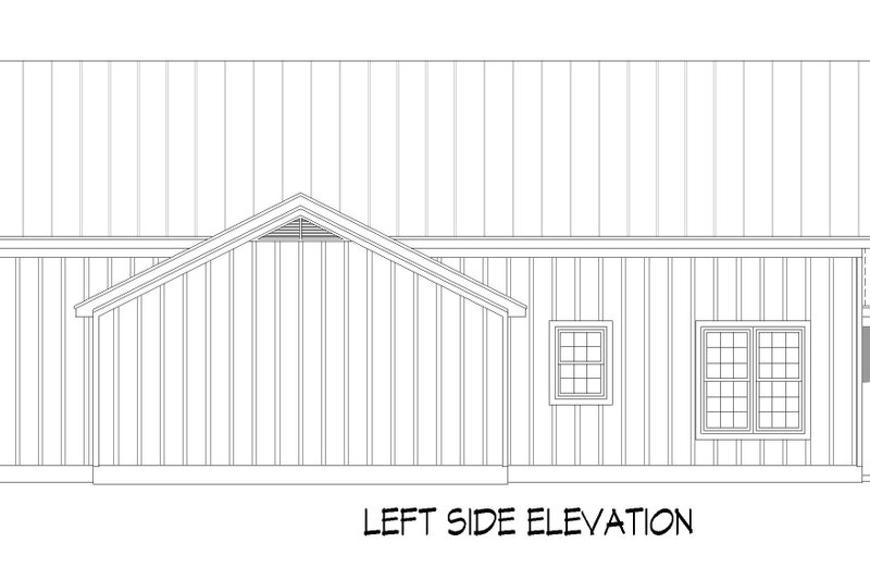 House Design - Exterior - Other Elevation 1 for Farmhouse House Plan #932-1195 - 3 bed, 3.5 bath