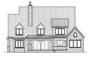 European Style House Plan - 4 Beds 3.5 Baths 4004 Sq/Ft Plan #413-801 