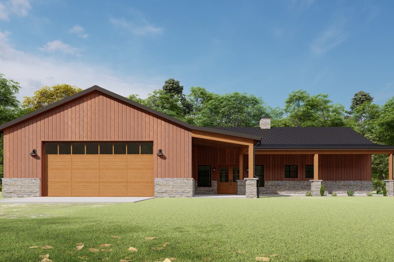 Dream House Plan - Exterior - Rear Elevation for Craftsman House Plan #1092-56 - 4 bed, 2.5 bath