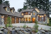 European Style House Plan - 3 Beds 3.5 Baths 4142 Sq/Ft Plan #48-625 