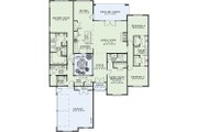 European Style House Plan - 4 Beds 3.5 Baths 2611 Sq/Ft Plan #17-2428 