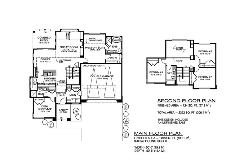 House Plan Design - Floor Plan - Main Floor for Ranch House Plan #1100-186 - 5 bed, 3 bath
