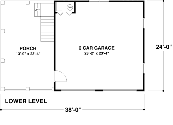 Barndominium Floor Plan - Main Floor Plan #56-575