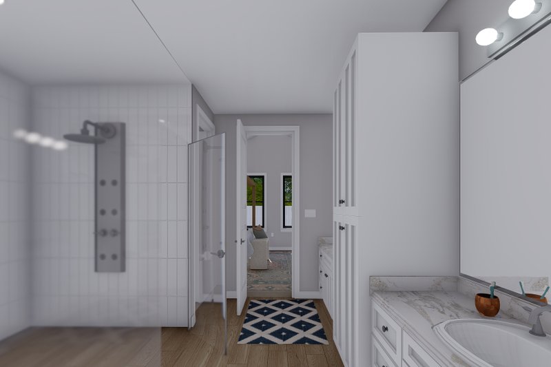Home Plan - Interior - Master Bathroom 2 for Farmhouse House Plan #1060-169 - 3 bed, 2.5 bath