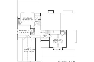 Floor Plan - Upper Floor 2 for Farmhouse House Plan #927-1029 - 4 bed, 2.5 bath