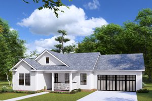 Country Exterior - Front Elevation Plan #513-2057
