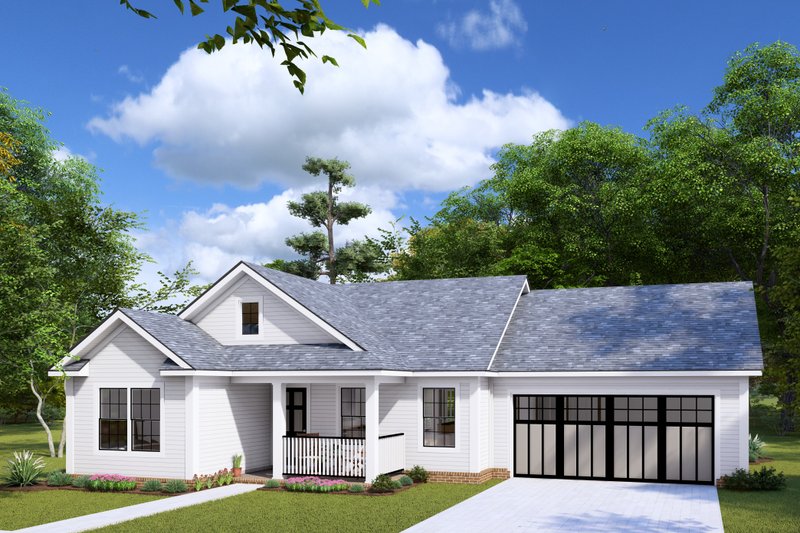 Home Plan - Country Exterior - Front Elevation Plan #513-2057