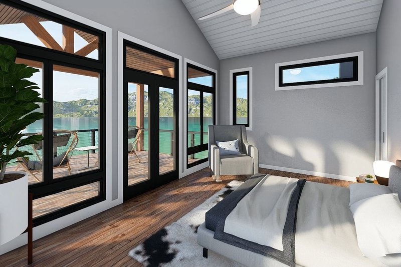 Architectural House Design - Interior - Bedroom 1 for Contemporary House Plan #932-1358 - 4 bed, 3 bath