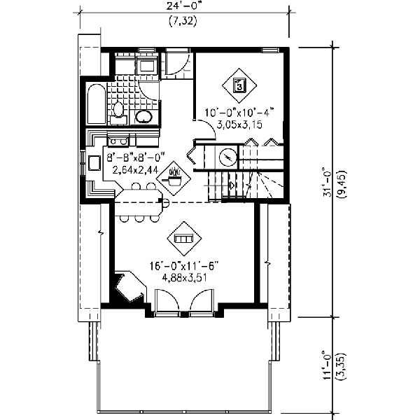 Floor Plan - Main Floor Plan #25-2293