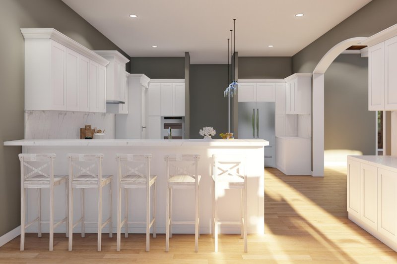 Architectural House Design - Interior - Kitchen for European House Plan #923-354 - 7 bed, 8.5 bath