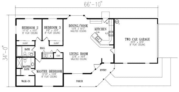 Dream House Plan - Mediterranean Floor Plan - Main Floor Plan #1-238