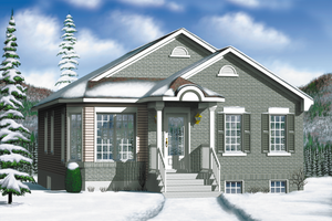 Traditional Exterior - Front Elevation Plan #25-182