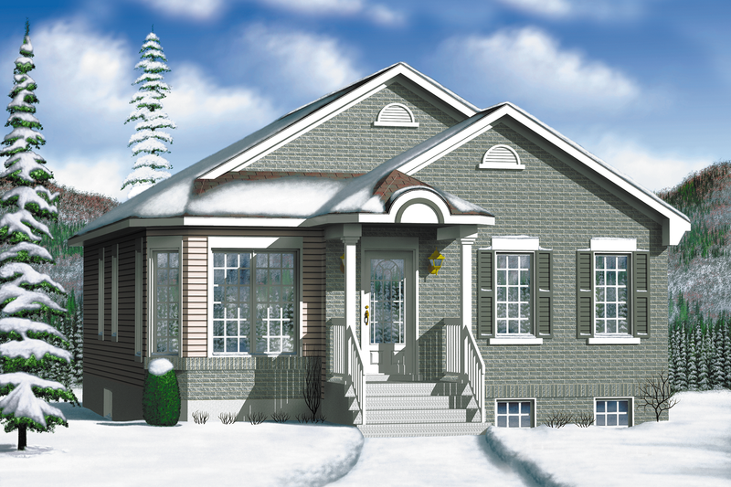 Traditional Style House Plan - 2 Beds 1 Baths 949 Sq/Ft Plan #25-182