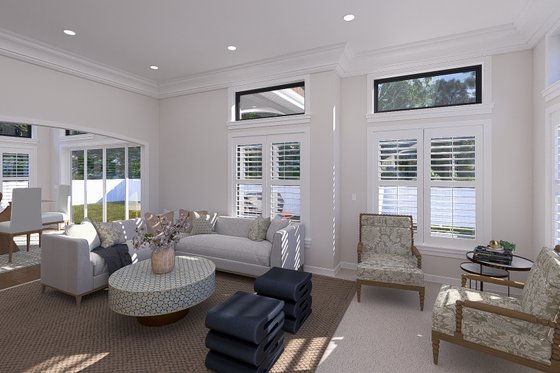 Interior - Family Room 3 for European House Plan #1060-278 - 3 bed, 2.5 bath