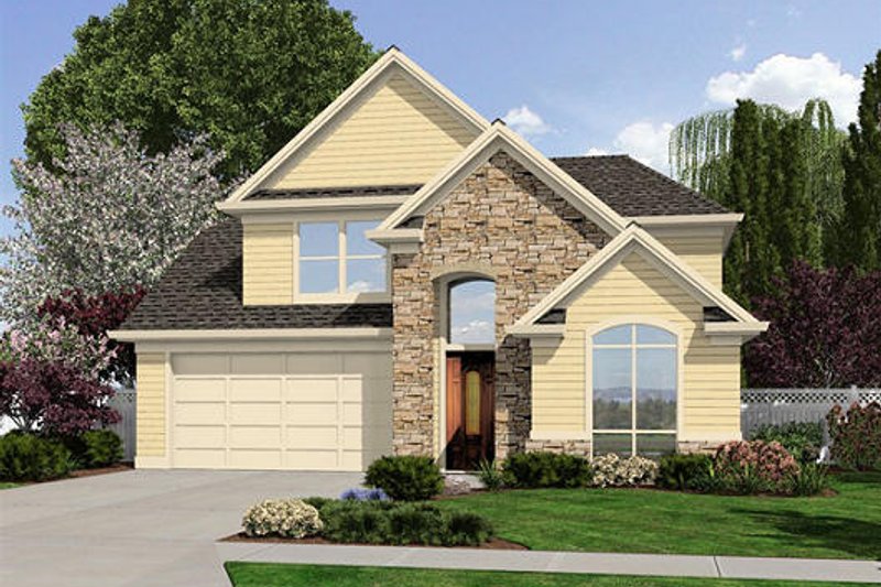 Dream House Plan - Traditional Exterior - Front Elevation Plan #48-502