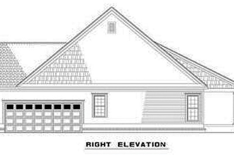Architectural House Design - Exterior - Other Elevation 1 for Country House Plan #17-1091 - 4 bed, 3 bath