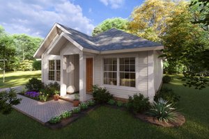 Exterior - Other Elevation for Cottage House Plan #513-2200 - 2 bed, 1 bath