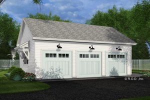 House Blueprint - Exterior - Front Elevation for Farmhouse House Plan #51-1579, 0 bath