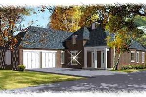 Dream House Plan - European Exterior - Front Elevation Plan #15-278