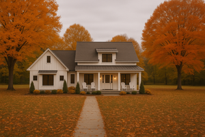 Farmhouse Exterior - Front Elevation Plan #923-409