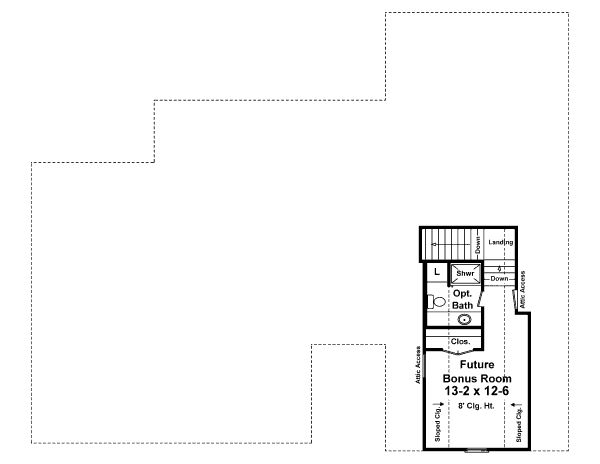 Craftsman Floor Plan - Other Floor Plan #21-346